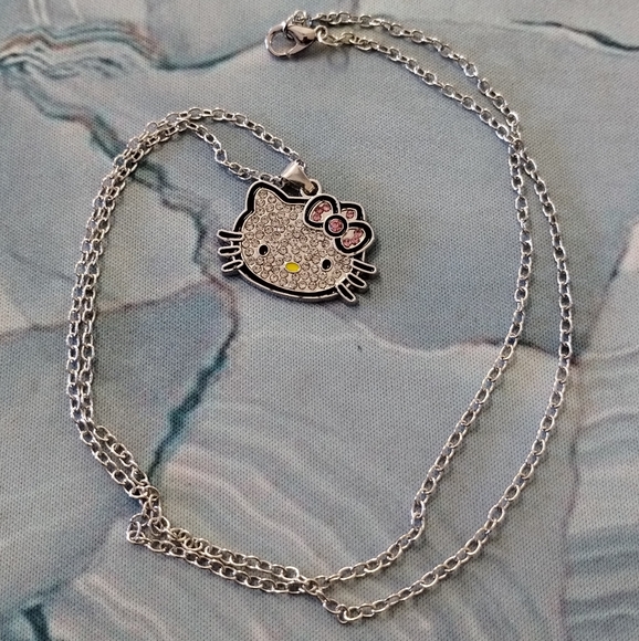 Hello Kitty Rhinestone Necklace - Picture 2 of 4